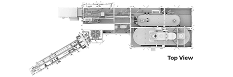 TT400 Dimensions Top View